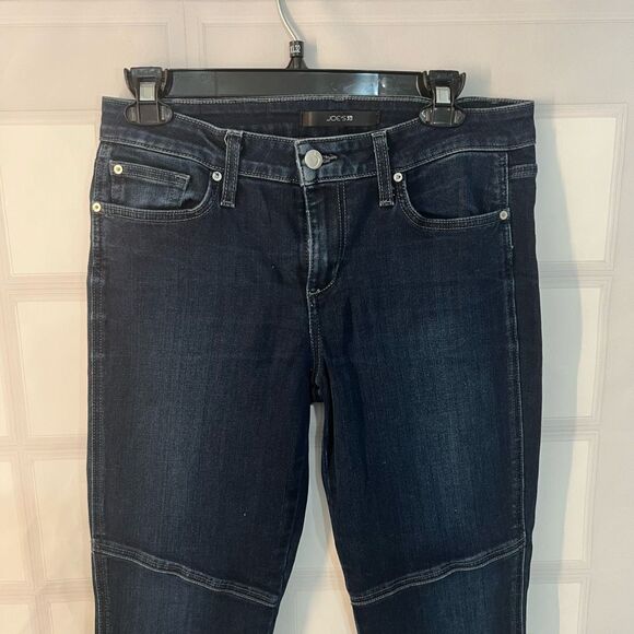 Joe's Jeans Dark Blue Raw Hem Marcie Flawless The Phoenix Ankle Jeans Size 28 - Picture 3 of 12